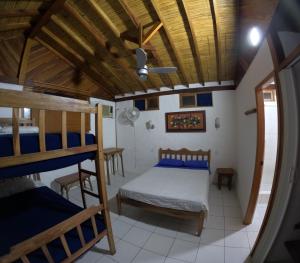 Postel nebo postele na pokoji v ubytování Hostal SoleMare