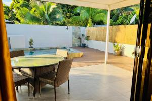 Balkón nebo terasa v ubytování Muna house and private pool - AC - optic fiber Wi-Fi - 3 pers