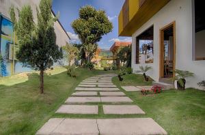 Zahrada ubytování Hoa Mây Hotel
