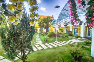 Zahrada ubytování Hoa Mây Hotel