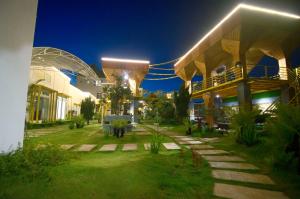 Zahrada ubytování Hoa Mây Hotel