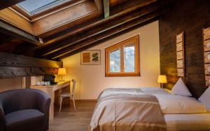 Postel nebo postele na pokoji v ubytování Relais Bayard + 37 fotografií