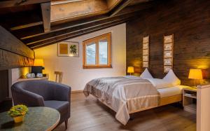 Voodi või voodid majutusasutuse Relais Bayard toas