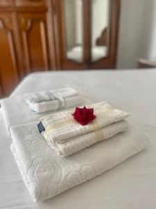 Postel nebo postele na pokoji v ubytování Vico Gioia