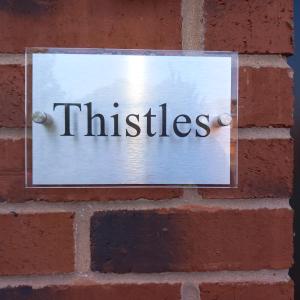 Certifikát, hodnocení, plakát nebo jiný dokument vystavený v ubytování Thistles -Private Entrance Studio