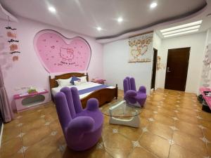 Letto o letti in una camera di Zi Jìng Fang Inn