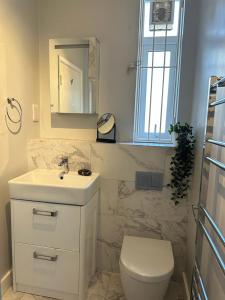 Ванна кімната в Design-led flat in Hampstead