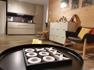 Kuchyň nebo kuchyňský kout v ubytování Modern apartment with an amazing view + 10 fotografií