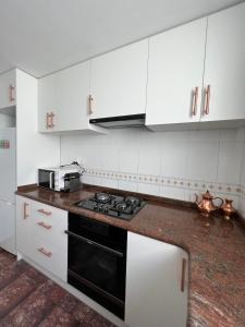 Kuchyňa alebo kuchynka v ubytovaní Big spacious penthouse next to the sea