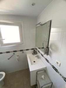 Kúpeľňa v ubytovaní Casa de Las Palmeras