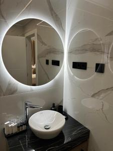 Koupelna v ubytování Luxury Rooms Andrea