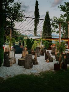 Vonkajšia záhrada v ubytovaní Agriturismo Podere Tovari