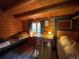 Area soggiorno di Elveseter - log cabin with an amazing view