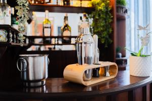 a blender sitting on top of a table at A Casa da Marina - Sitio in Nazaré