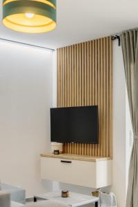TV a/nebo společenská místnost v ubytování BALANCE apartments