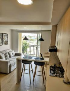 Гостиная зона в Hermoso y moderno apartaestudio en el norte de la ciudad, la Flora - 602
