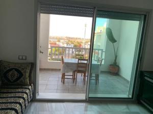 Balkon lub taras w obiekcie Appart vue sur mer,