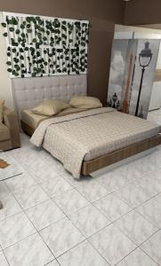 Postel nebo postele na pokoji v ubytování Central Modern Apartment Volos ll