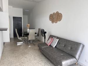 Χώρος καθιστικού στο Apartamento en parque la rebeca