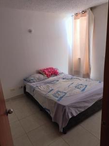 Postel nebo postele na pokoji v ubytování Apartamento vacacional en Flandes tolima