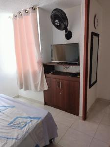 Postel nebo postele na pokoji v ubytování Apartamento vacacional en Flandes tolima