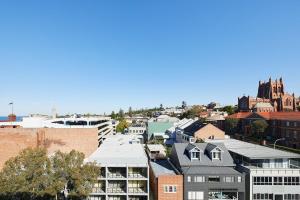 an aerial view of a city with buildings at The Loft in Newcastle +5 photos