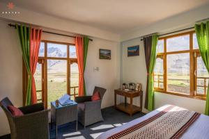 Postel nebo postele na pokoji v ubytování Zostel Spiti
