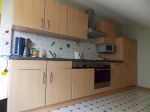 Küche/Küchenzeile in der Unterkunft Ferienwohnung Inge Blum