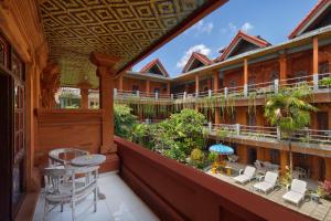 Balkón nebo terasa v ubytování Hotel Lumbung Sari Legian