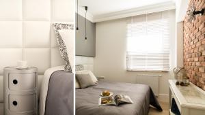 Posteľ alebo postele v izbe v ubytovaní Apartament Ap94