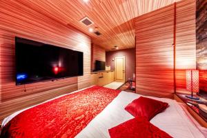 TV a/nebo společenská místnost v ubytování Hotel Atlantis Machida -Adult Only