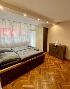 Postel nebo postele na pokoji v ubytování Apartmán VS Františkovy Lázně