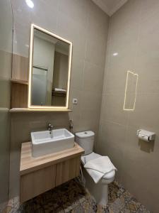 Koupelna v ubytování D'Bamboo Suites