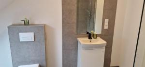 Koupelna v ubytování Sson-Appartments