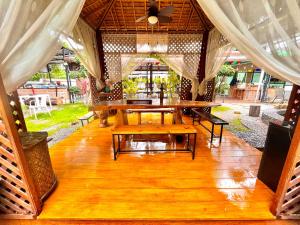 Posezení v ubytování Windsor Garden House Chiangmai