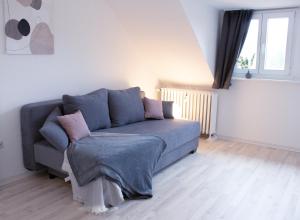 Posezení v ubytování Greenhouse Living "Haus Blankenheim" - Burgblick I Urlaub mit Hund - 30 Minuten zum Phantasialand & Nürburgring