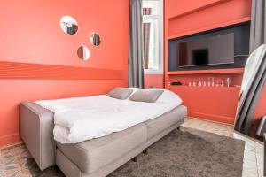 Posteľ alebo postele v izbe v ubytovaní Au Chat Qui Dort Lille - Villa Gounod