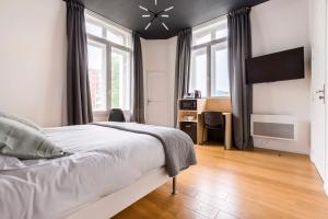 Posteľ alebo postele v izbe v ubytovaní Au Chat Qui Dort Lille - Villa Gounod
