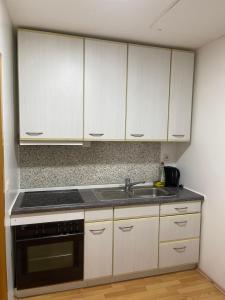 Kuchyň nebo kuchyňský kout v ubytování Monteurwohnung Bochum Wattenscheid