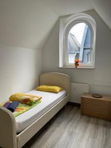 Postel nebo postele na pokoji v ubytování Monteurwohnung Bochum Wattenscheid