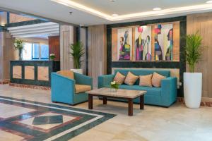 Uma área de estar em Safir Marsa Matrouh Resort