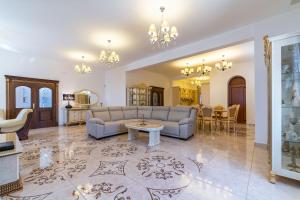 Area soggiorno di Villa Garden Beach