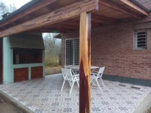 Bygningen som feriehuset ligger i