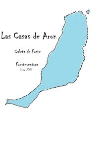 una mappa in bianco e nero della costa iraq di Apartment Las Arenas - Las Casas de Aron a Caleta De Fuste