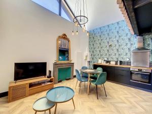 Kuchyň nebo kuchyňský kout v ubytování Jungle room