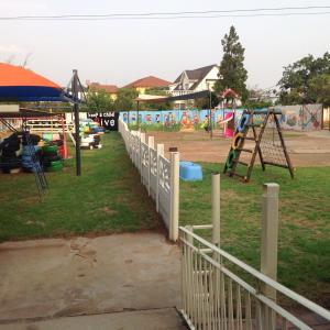 a park with a playground with a swing at Kaleaba Bachelor Unit in Johannesburg