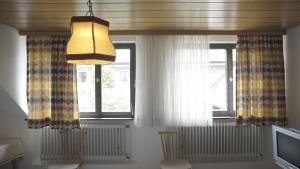 TV a/nebo společenská místnost v ubytování Fährhaus Hotel