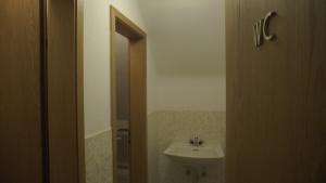 Koupelna v ubytování Fährhaus Hotel