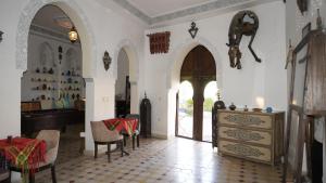 Posezení v ubytování Riad Saida Atlas
