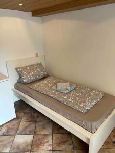 Postel nebo postele na pokoji v ubytování Gemütliche 1-Zimmer-Wohnung